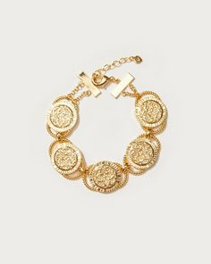 Golden Hojas Bracelet
| En Route Jewelry | En Route Jewelry Golden Coins, En Route Jewelry, Golden Coin, Bohemian Vibes, Coin Bracelet, Luxe Jewelry, Romantic Jewellery, Jewelry Lookbook, Gold Collection