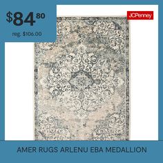 an area rug is on sale for $ 84 00