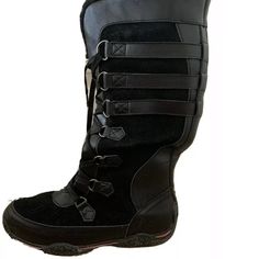 Pajar Canadian Black Waterproof Women’s Boot Us 9-9.5 Black Waterproof Boots For Outdoor, Black Waterproof Outdoor Boots, Insulated Black Boots For Outdoor Activities, Black Leather Waterproof Hiking Boots, Sporty Black Weatherproof Boots, Black Insulated Waterproof Boots For Outdoor, Insulated Black Waterproof Boots For Outdoor, Cold Weather Black Leather Boots, Black Insulated Winter Boots