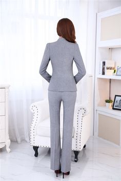 This women's jacket and pant suit set is one important staple for creating an additional style variant at your business meetings and formal events. The blend of eye-catching solid color and outstanding design will give a stylish smart look. To provide a perfect fashion experience, designers have used good quality broadcloth fabric in this suit set.

Specifications
Brand Name: GeraldBlack
Material: Cotton
Material: Polyester
Material: Microfiber
Material Composition: Blazer+Microfiber
Clothing Le Winter Business Blazer, Professional Solid Color Suits For Office Wear, Professional Solid Color Office Suits, Office Lady Style Long Sleeve Suits For Business Meetings, Solid Color Long Sleeve Suits For Workwear, Solid Long Sleeve Suits For Work, Winter Office Dress Pants In Solid Color, Solid Winter Dress Pants For Office, Office Lady Long Sleeve Pantsuit For Career