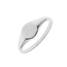 This is a 925 sterling silver baby signet ring, so named because of its relatively small size and profile. Sterling Silver Polished Signet Ring, Sterling Silver Signet Ring With Polished Finish, Sterling Silver Rounded Signet Ring With Polished Finish, Silver Polished Signet Ring For Everyday, Silver Minimalist Signet Ring, Silver Minimalist Rounded Signet Ring, Silver Signet Ring With Polished Finish, Silver Signet Ring For Everyday, Silver Signet Ring Stamped 925 For Everyday