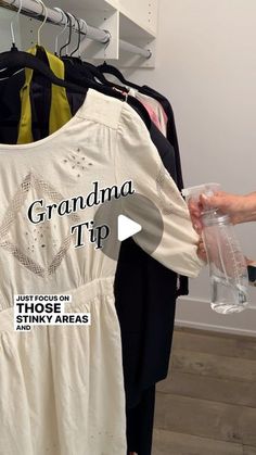 there is a t - shirt that says grandma trip hanging on a rack with other shirts