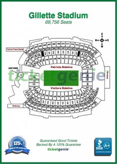 the seating map for gillie stadium