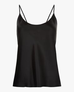 Silk Cami Tank Top With Built-in Bra, Sleek Camisole With Built-in Bra For Night Out, Silk Camisole With Built-in Bra, Silk Camisole With Built-in Bra And Spaghetti Straps, Silk Camisole With Built-in Bra And Tank Straps, Silk Cami Slip Dress With Adjustable Straps, Spaghetti Strap Tank Top For Evening, Elegant Seamless Slip Dress For Night Out, Chic Camisole Slip Dress