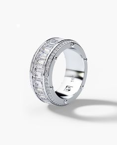 Introducing a masterpiece of high jewelry artistry: our exquisite ring adorned with natural white diamonds. Meticulously crafted by Rockford Collection, a pioneer in luxurious designs, this masterpiece showcases the brilliance of pave set brilliant cut diamonds. Immerse yourself in a world of timeless elegance and sophistication as you wear a creation that embodies the essence of Aesthetic Jewelry Inspo. 10k Engagement Ring, Diamond Ring For Men, Pinky Signet Ring, Black Diamond Bands, Brilliant Cut Diamond Ring, Monte Cristo, Star Of David Pendant, Yellow Gold Wedding Band, Big Diamond