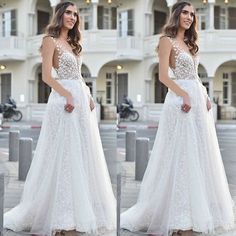 Summer Wedding Ball Gown Dresses, Backless Lace Dress For Banquet, Backless Lace Dress For Banquets, Lace Backless Dress For Banquets, Sheer Bodice Maxi Dress For Banquet, Summer Party Floor-length Wedding Dress, Lace Floor-length Dresses For Banquets, Backless Prom Dress With Lace Bodice, Sheer Bodice Backless Wedding Dress