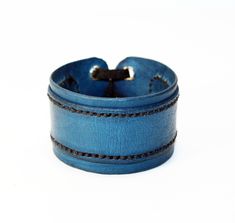 Accessories Blue, Leather Cuff Bracelet, Men Bracelet, Bracelet Leather, Leather Cuffs Bracelet, Leather Gifts, Leather Bracelets, Leather Cuffs, Wristbands