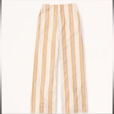 Twill Wide Leg Pants With Pockets Extremely Comfortable Casual Yellow Cotton Wide Leg Pants, Relaxed Fit Cotton Wide Leg Pants In Yellow, Chic Yellow Bottoms With Elastic Waistband, Relaxed Fit Yellow Cotton Wide Leg Pants, Yellow Wide Leg Pants With Elastic Waistband, Yellow High Waist Cotton Wide Leg Pants, Yellow Relaxed Fit Wide Leg Casual Pants, Casual Yellow Wide Leg Pants With Relaxed Fit, Casual Yellow Relaxed Fit Wide Leg Pants