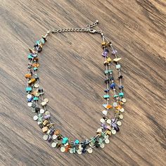 Natural Stone Necklace Small Leaves, Earthy Jewelry, Natural Stone Necklace, Stone Beaded Necklace, Natural Stones Necklace, Small Leaf, Beaded Necklaces, Jewelry Inspo, Stone Necklace