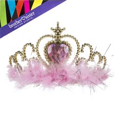 Don't hate me for wanting this. Cute Tiara, 14th Birthday Party Ideas, Princess Crafts, Princess Theme Party, Sixteenth Birthday, Barbie Stuff, Princess Tiara, Pink Gem, 14th Birthday