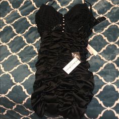 Still Nwt. Never Worn. For Love And Lemons Mini Dress, For Love And Lemons Carrie Mini Dress, For Love And Lemons Black Dress, Lace Ruffle Dress, Carrie Dress, Burgundy Lace, Black Slip Dress, Lemon Dress, Red Lace Dress