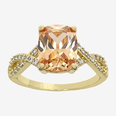 Ring Style: Engagement RingsFeatures: Nickel Free, In A Gift BoxShape: RectangleStone: Cubic ZirconiaStone Cut: PrincessMetal Color: Gold ToneMetal: 14k Gold Over BrassBand Width: Care: Polishing ClothStone Type: 35 Cubic ZirconiaCountry of Origin: Imported Classic Gold Topaz Promise Ring, Gold Emerald-cut Birthstone Ring For Promise, Gold Emerald Cut Birthstone Ring For Promise, Rectangular Topaz Ring With Prong Setting For Promise, Elegant Rectangular Topaz Promise Ring, Gold Diamond Ring With Radiant Cut Gemstone, Gold Radiant Cut Diamond Ring With Gemstone, Gold Diamond Ring With Radiant Cut, Rectangular Cubic Zirconia Rings With Accent Stones