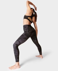 Our all-new multi-use leggings with a super soft, sculpting feel. Exclusive fabric is supportive, breathable, sweat-wicking and 90% squat-proof. Extra flattering seamlines to sculpt your bum and elongate your legs. Super high-waisted with snug compression and an internal adjustable drawcord. Side slip pocket for your phone. Inseam length: 27" / 68cm. Model wears size L and is 175cm/5'7" tall. Style Code: SB6916AAColour: Black Spray Dye Print Sweat-resistant, 4-way Stretch Activewear For Yoga, Versatile 4-way Stretch Leggings For Training, Squat Proof 4-way Stretch Sportswear Leggings, Versatile Squat Proof Activewear With 4-way Stretch, Breathable Functional Leggings For Yoga, 4-way Stretch Sweat-resistant Yoga Pants For Training, Functional Breathable Leggings For Yoga, Sweat Resistant Yoga Pants With 4-way Stretch For Training, Sweat Resistant 4-way Stretch Yoga Pants For Training