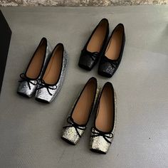 Rafaella Crinkle Metal Effect Ballet Flats Chic Ballet Flats, Gold Ballet Flats, Sequin Design, Pointe Shoes, Black Ballet Flats, Types Of Shoes, Pointe Ballet, Ballet Flats, Ballet Shoes