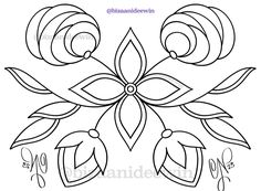 Ojibwe Woodland Floral Tattoo Token - Bizaanide'ewin Native American Beadwork Patterns Flowers, Native Beaded Flower Patterns, Indigenous Tattoo Ideas, Ojibwe Floral Design, Metis Beadwork Patterns, Moon Phase Tattoo, Phase Tattoo, Ojibwe Floral, Powwow Beadwork