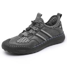 Lasaky - Breathable Mesh Athletic Casual Shoes for Outdoor Activities with Anti-Slip Function, suitable for Hiking Shoe Sole, Olivia Mark, Outdoor Activities, Casual Shoes, Heel Height, Genuine Leather, Hiking, Mesh, Grey