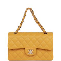 This Small Classic Double Flap bag is in yellow caviar leather with light gold tone hardware and features a front flap with signature CC turnlock closure, half moon back pocket, and adjustable interwoven light gold tone chain link and yellow leather shoulder strapDelivery 5-8 or 10-15 working days Please note that during high season and Sale period, delivery times may be affected We accept payment with a Credit card, Debit card, or PayPal.Note: Our Items are totally New High quality Brand Inspired Refurbished. Please make sure you are well aware of it before buying any of the Item. T&C's Apply in case of refunds.Please send us message on below chat to confirm availability. We will send the Refurbished Model in case you place an order with us. Enjoy Shopping.Always Send Us message to confir Classic Gold Bag With Turn-lock Closure, Designer Yellow Gold Bags With Gold-tone Hardware, Gold Shoulder Bag With Cc Turnlock And Top Handle, Elegant Gold Flap Bag With Turn-lock Closure, Elegant Yellow Bag With Branded Hardware, Elegant Yellow Bags With Branded Hardware, Classic Gold Bag With Cc Turnlock Closure, Gold Flap Bag With Cc Turnlock For Everyday, Elegant Yellow Bag With Gold-tone Hardware