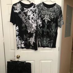 Two Shirts And One Shorts. Swag Outfits Men, South Pole, Outfits Men, Swag Outfits, Fancy Dresses, White Black, White And Black, Man Shop, Black White