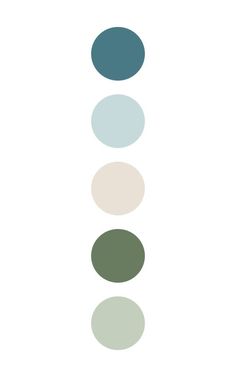 four different shades of blue, green and white with the same color scheme on them