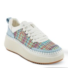 Patrizia Asuka Sneakers is a perfect blend of comfort and beauty for the modern fashionista. Patrizia basketweave sneakers are the best option if you are looking for quality. Spring Sneakers, Spring Step Shoes, Team Blue, Sneakers Blue, Wedge Sneakers, Athletic Fashion, Shoe Size Chart, Stitch Design, Sneaker Shopping