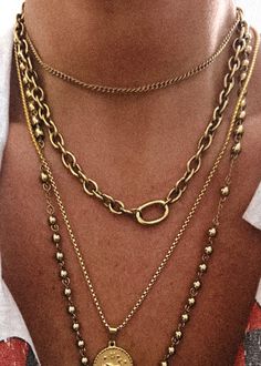 pebby forevee Necklace Gold COME BACK WATER RESISTANT NECKLACE Stack Necklaces, Bra Jewelry, We Are Over The Moon, Statement Jewelry Necklace, Chunky Gold Necklaces, Leveling Up, Stacked Necklaces, Vintage Mom, Free Bracelet