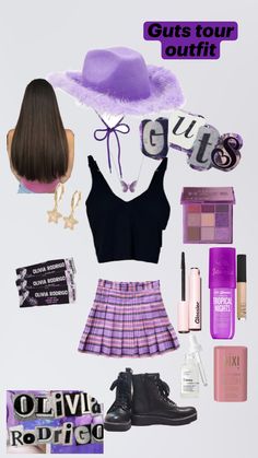 @mhew29 Olivia Rodrigo Nails, Preppy Purple, Olivia + Core + Aesthetic