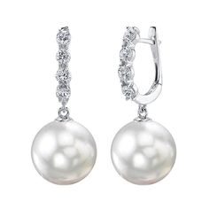 White South Sea Pearl & Diamond Belle Earrings Timeless Diamond Pearl Earrings, Luxury Diamond Pearl Earrings For Formal Occasions, Luxury Diamond Pearl Earrings For Formal Events, Evening Pearl Earrings With Brilliant Cut In Diamond White, Formal Brilliant Cut Diamond Pearl Earrings, Formal Diamond Pearl Earrings With Brilliant Cut, Timeless Diamond Pearl Earrings For Evening, Luxury Diamond White Pearl Earrings For Formal Occasions, Luxury Pearl Earrings In Diamond White For Formal Occasions