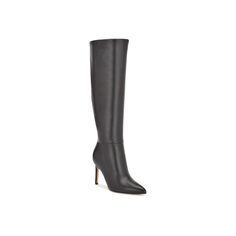 Update your fall looks with these chic style of these Nine West Richy women's leather knee-high boots.Click this FOOTWEAR GUIDE to find the perfect fit and more! Update your fall looks with these chic style of these Nine West Richy women's leather knee-high boots. Click this FOOTWEAR GUIDE to find the perfect fit and more! SHOE FEATURES Tall shaft design Sleek stiletto heelSHOE CONSTRUCTION Leather upper Manmade lining and outsoleSHOE DETAILS Pointed toe Zipper closure Padded footbed 3.4-in. hee Office-appropriate Pointed Toe Faux Leather Knee-high Boots, Sleek Wide Calf Knee-high Boots With Pointed Toe, Chic Pointed Toe Knee-high Boots With Medium Width, Sleek Pointed Toe Knee-high Boots With Leather Lining, Wc Black, Black Pointed Toe Knee-high Boots In Faux Leather, Dress Boots, Block Heel Boots, Wide Calf