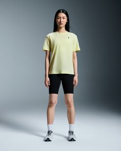 Proudly show whose team you're on. This soft to the touch tee with On logo is perfect for recovery days and casual wear. Light, breathable and oh-so-soft, this wardrobe essential is made with preferred cotton for uncompromising comfort. Ideal for travel, recovery and all-day wear. Simple, classic and easy to style, this tee will never see the back of your closet. Plus, with its large On logo, no one will doubt whose team you're on. (Ours.) It's the regular-fitting tee you know and love – with so Cotton Athleisure T-shirt With Branding, Sporty Branded T-shirt For Summer, Sporty Cotton Activewear For Everyday, Sporty Cotton Jersey T-shirt With Relaxed Fit, Cotton Cropped T-shirt For Workout, Sporty Logo Print T-shirt For Loungewear, Sporty T-shirt With Logo Print For Loungewear, Cotton Athleisure Tops With Branding, Cotton Athleisure Tops