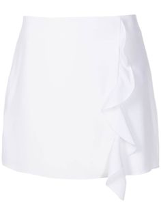 milk white ruffled detailing logo patch to the rear elasticated waistband high waist straight hem Mini Skirt White, Detailing Logo, Skirt White, Armani Exchange, White Skirts, Patch Logo, High Waisted Skirt, Mini Skirt, Womens Bottoms