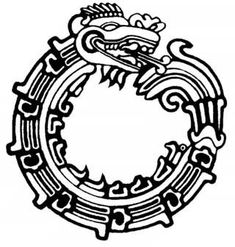 a black and white drawing of a dragon in the shape of a letter c on a white background