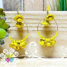 Petunia Hoops Palm Earrings Mexican Earrings - Etsy Bohemian Flower Shaped Handmade Hoop Earrings, Bohemian Handmade Flower Hoop Earrings, Handmade Bohemian Flower Hoop Earrings, Unique Handmade Hoop Earrings For Summer, Unique Handmade Summer Hoop Earrings, Bohemian Hoop Earrings For Beach In Spring, Bohemian Flower Earrings For Beach Spring, Single Summer Flower Earring, Handmade Hoop Earrings For Beach In Spring