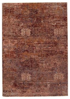 Jaipur Living Valentia Collection VLN14 Ozella 65% Polyester 35% Viscose Machine Made Updated Traditional Floral Rug RUG152960 Rust Area Rug, Living Vintage, Jaipur Rugs, Jaipur Living, Updated Traditional, Rug Direct, Beveled Mirror, Silk Rug, Burke Decor