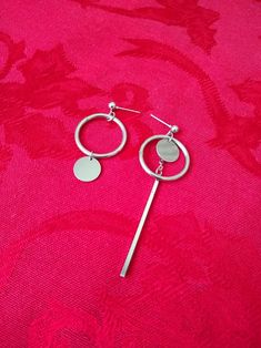 KPOP KDRAMA MISMATCHED Earrings Kaiko Circles | Etsy Modern Circular Earrings For Party, Modern Round Pendant Earrings As Gift, Modern Nickel-free Round Disc Earrings, Trendy Single Circle Earring, Retro Circle Earrings For Gift, Retro Circle Earrings As Gift, Retro Circular Earrings For Gift, Retro Circular Earrings As Gift, Retro Circular Earrings For Gifts