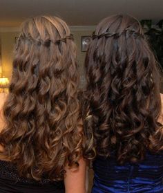 "Fresh Short Hairstyles That Make a Statement"
"Everyday Curls: How to Style Curly Hair Effortlessly" Curly Waterfall Braid, Waterfall Braid With Curls, Looking In The Mirror, 8th Grade Graduation, Waterfall Braid, Braids With Curls, Popular Hairstyles, Long Curly Hair