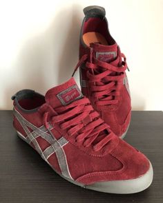 onitsuka tiger red Sneaker Shoes Onitsuka Tiger Shoes Outfit, Onitsuka Tiger Shoes, Tiger Shoes, Onitsuka Tiger, Red Sneakers, Streetwear Men Outfits