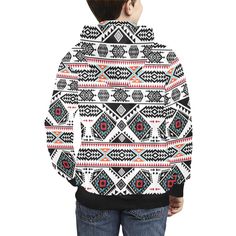 Featuring a relaxed fit and pouch pocket on the front, this all-over print hoodie can be a perfect addition to your kidsâ€™ wardrobe. Made from 100% polyester, soft and comfortable. Material (Ribbed cuffs and hem): 100% cotton. High-resolution graphic artwork is printed on the entire hoodie. Can be a great option in streetwear. White Hoodie With All Over Print, White Long Sleeve Hoodie With All Over Print, White Hooded Hoodie With All Over Print, Winter Hoodie With All Over Print, White All Over Print Winter Sweatshirt, White Winter Sweatshirt With All Over Print, Winter White Sweatshirt With All Over Print, White Sweatshirt With All Over Print For Winter, Hooded All Over Print Winter Sweatshirt