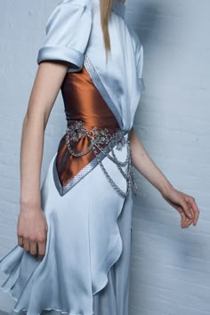 Rodarte (with Swarovski Elements), Spring 2013. Fantasy Fashion, Fashion Sewing, Fashion Details, Pretty Dresses, Classy Outfits, Fashion Art, High Fashion, Designer Dresses, Fashion Dresses