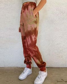 Women's Vintage Tie Dye Sweatpants Joggers Women, Women Sweatpants, Sweatpants Women, Tie Dye Sweatpants, Style Sweatpants, Casual Tie, Loose Trousers, Tie And Dye, Womens Tie