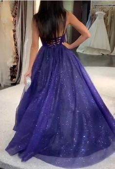 Specifications Occas Sparkly Prom Dresses Long, Satin Prom Dress Long, Sparkle Prom Dress, Sparkly Prom Dresses, Graduation Party Dresses, Top Satin, Royal Blue Prom Dresses, Simple Prom Dress, Spaghetti Strap Prom Dress