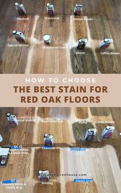 how to choose the best stain for red oak flooring in your home or business