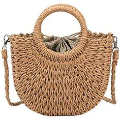 SMALL STRAW BAG: L x W x H: 9.8 x3.2 x6.3 inch(not include handle) About Payment: Please pay for all items within 5 days after purchasing. We accept all payment methods. About shipping: We will send your item in 1-3 day after payment.We ship the item by Air Mail delivery from China.It will take 10-25 days normally.Sometimes may delay one more week,as for your country's customhouse. About Return: We accept your return and refund you money. But you should pay the return cost if you don't want it a Straw Crossbody Bag, Designer Closet, Rattan Handbags, Vacation Essentials, Straw Beach Bag, Straw Tote Bag, Straw Handbags, Rattan Bag, Bag Summer