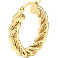 Dive into the allure of the Oval Rope Twist Hoops and elevate your style effortlessly. These 15x5mm masterpieces from Olas d'Oro blend elegance and creativity in every curve. Crafted with the finest 14 Karat gold in a lustrous yellow hue, they are a celebration of fine craftsmanship.Awaken your senses with the intricate rope twist design that adds a touch of sophistication to your ensemble. The oval shape offers a unique twist on the classic hoop, making them an exquisite addition to your jewelr White Gold Oval Earrings Tarnish Resistant, Oval White Gold Earrings Tarnish Resistant, Oval White Gold Tarnish-resistant Earrings, Rope Twist, Average Weight, Tennis Necklace, Eternity Bands, Easy Wear, Estate Jewelry