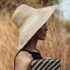 Riri Jute Sun Hat | Brunna.Co | Wolf & Badger Straw Tote Bag, Straw Tote, Don't Be Afraid, Natural Jute, Beach Tote, Sustainable Clothing, Be Afraid, Sun Hat, Straw Hat