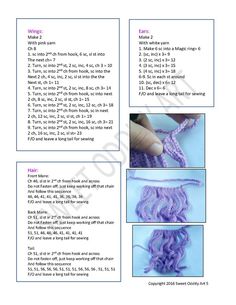 the instructions for crochet with pictures of how to knit it and how to use them