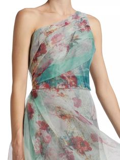 This elegant gown by Rene Ruiz Collection flaunts a fit-and-flare silhouette in a whimsical printed organza fabrication..One-shoulder neckline.Sleeveless.Back invisible zip closure.100% polyester.Lining: 100% polyester.Dry clean.Imported.SIZE & FIT.About 64' from shoulder to hem.Model measurements: 5'10' tall.Model is wearing a US size 4.This elegant gown by Rene Ruiz Collection flaunts a fit-and-flare silhouette in a whimsical printed organza fabrication.One-shoulder necklineSleevelessBack invisible zip closure100% polyesterLining: 100% polyesterDry cleanImportedSIZE & FITAbout 64' from shoulder to hemModel measurements: 5'10' tallModel is wearing a US size 4 Floral Print Gowns, Printed Organza, Printed Gowns, Gowns Of Elegance, Invisible Zip, Tall Model, Model Measurements, Saks Fifth, Saks Fifth Avenue