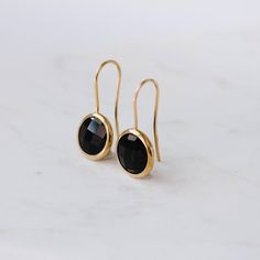 Gift for Women, Black Onyx Earrings, Onyx Earrings, Gem Earrings, 14K Gold Earrings, Minimalist Earrings, Black Earrings, Gemstone Earrings, Black Stone Jewelry, Black Stone Earrings, Valentines GiftNatural gemstone Black Onyx earrings in 14K solid gold. Simplicity meets elegance for a stunning result. 100% handcrafted with love!D E T A I L S● Metal: 14K solid gold, 14K white gold or 14K rose gold● Gemstone: Black Onyx, round briolette cut● Stone Diameter: 10mm (0.4in), 8mm (0.31in)H O W ∙ T O ∙ Elegant Oval Earrings For Everyday, Faceted 14k Gold Earrings For Formal Occasions, 14k Gold Faceted Earrings For Formal Occasions, Elegant 14k Gold Earrings With Bezel Setting, Formal 14k Gold Faceted Earrings, Modern Gold Earrings With Bezel Setting, Minimalist Formal Earrings With Bezel Setting, Timeless Earrings With Bezel Setting As Gift, Timeless Earrings With Bezel Setting For Gift