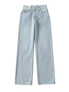 Long Wide Leg Ripped Denim Jeans - SHExFAB Full-length Washed Denim Pants, Medium Wash Full-length Denim Bottoms, Frayed Hem Full-length Denim Bottoms, Light Wash Wide-leg Jeans With Frayed Hem, Pre-washed Wide Leg Cotton Jeans, Ripped Denim Jeans, Denim Jeans Ripped, Jumpsuit Outfit, Party Dress Short