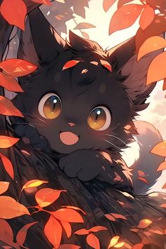 Animation Cat Art Wallpapers [Follow & Save] | Cute anime cat, Anime ... image.