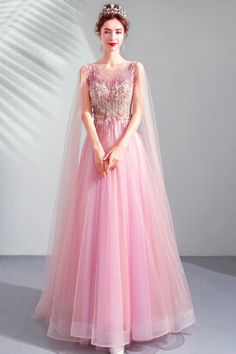 • Worldwide free express shipping; • Soft pink color with exquisite embroidery, a combination of beauty and elegance; • Pure handmade, design and craft with love; • High quality lightweight tulle, breathable and comfortable. Concert Gown, Gown Birthday, Cheap Evening Gowns, Women Gown, Prom Dress Pink, Grey Prom Dress, Prom Birthday, Casual Formal Dresses, Prom Dresses Long Lace